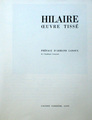 Hilaire, Oeuvre tissé, 1970